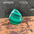 Natural Malachite Chrysocolla Pendant Necklace – Water Drop Gemstone Jewelry for Women & Men