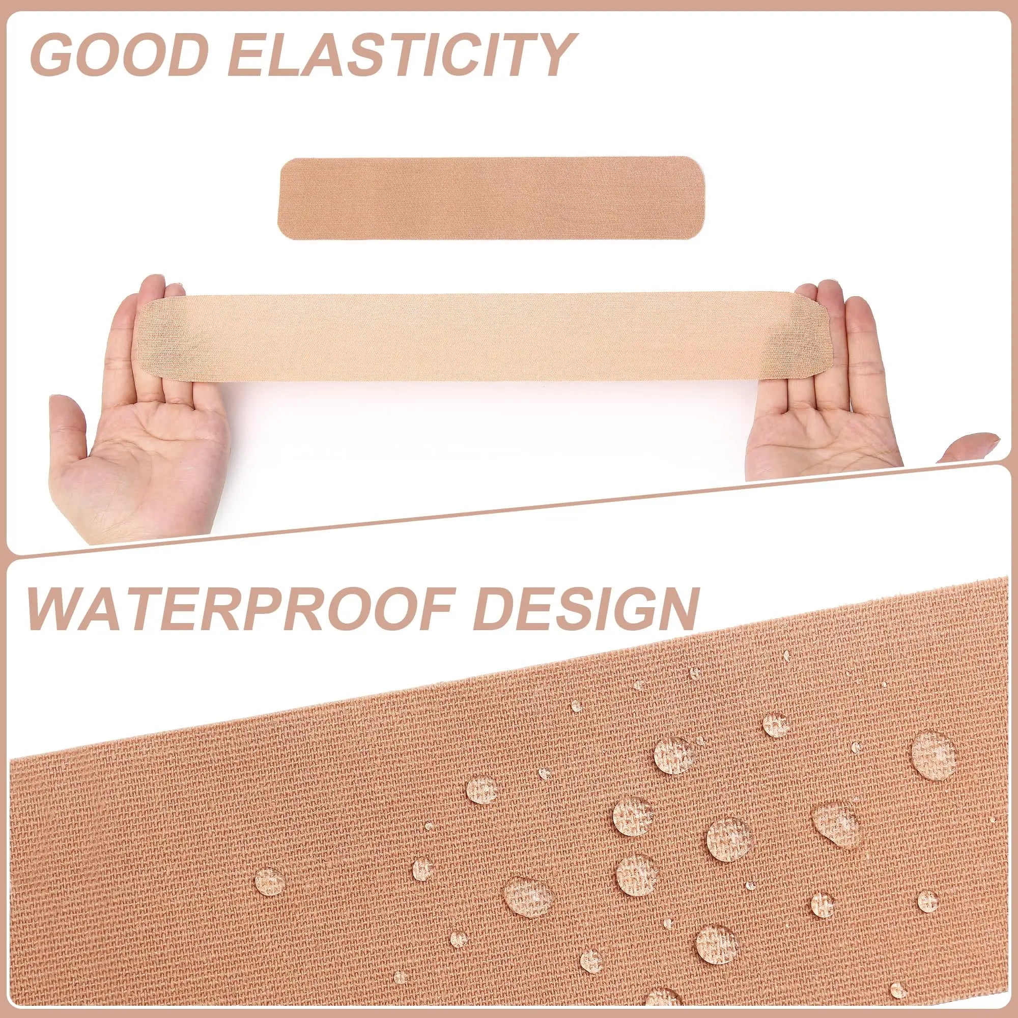 Pre-Cut Kinesiology Tape – 5cm×5m Waterproof Elastic Muscle Support