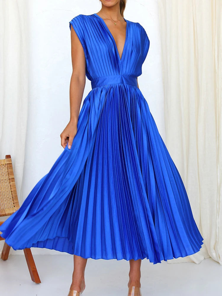 Party Dress V-Neck