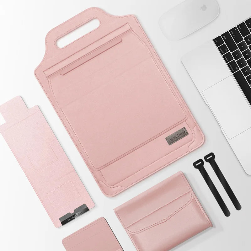 Laptop Sleeve for Infinix XBOOK B15 15.6inch – Foldable Stand, Mouse Pad & Phone Holder All-in-One