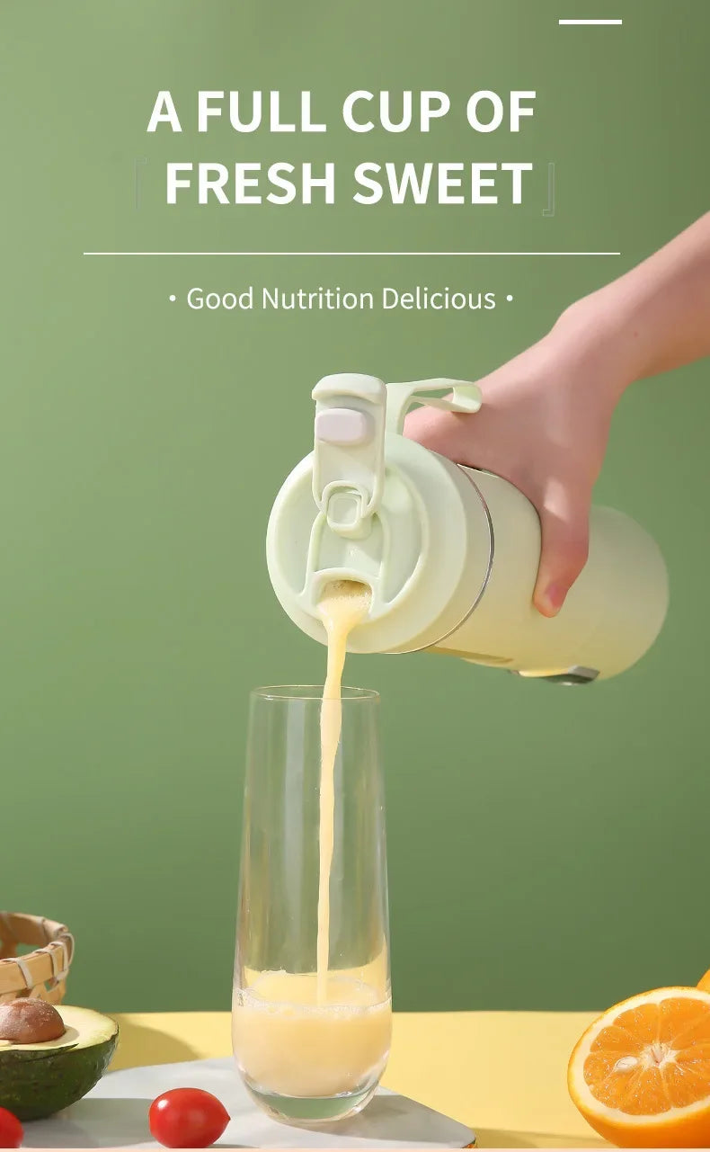 Portable USB Juice Blender Cup – Rechargeable Mini Smoothie Maker