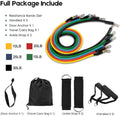 Complete Resistance Band Set – 5 Levels, Door Anchor & Full Accessories
