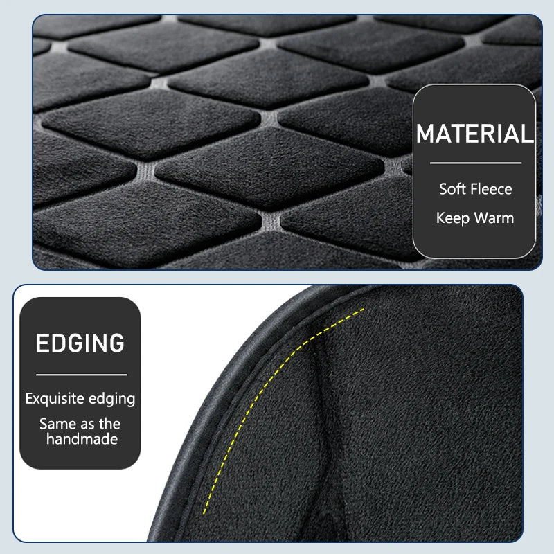 12V Heated Car Seat Cushion | Winter Warmer Seat Cover with 3 Heat Modes
