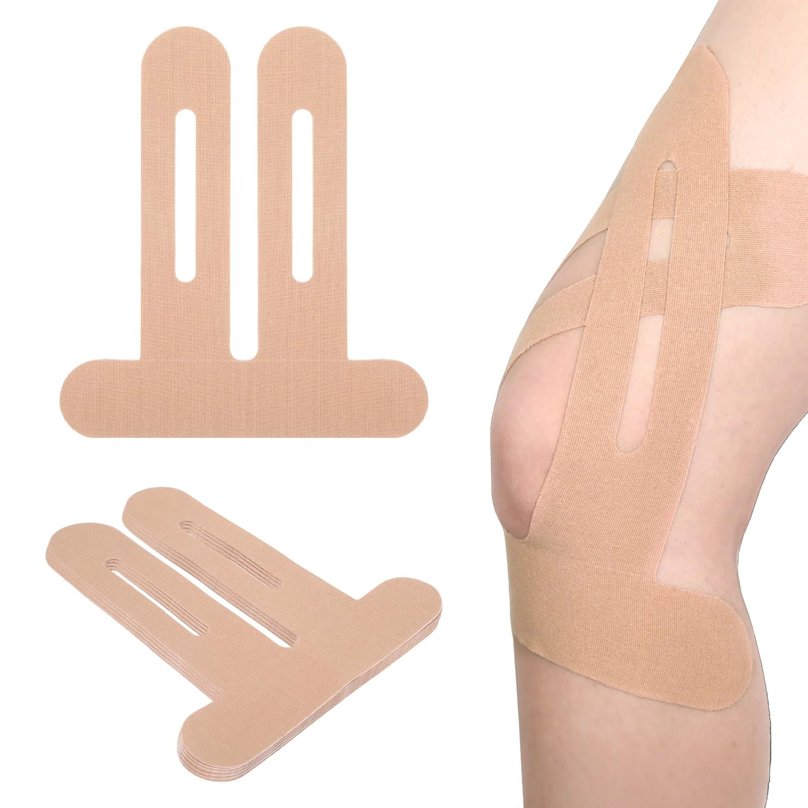 Kinesiology Knee Tape – 10-Pack Waterproof & Elastic Athletic Support