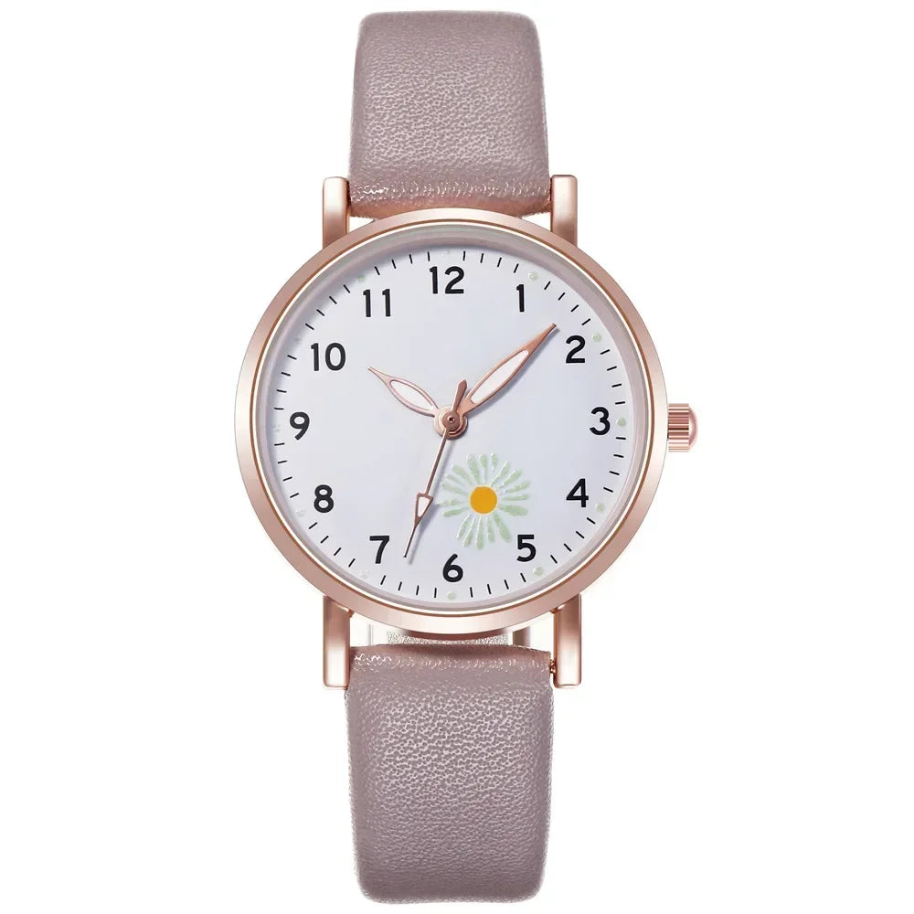 Luxury Watches for Women Luminous Retro Female Watch Ladies Belt Back Light Leather Strap Quartz Wristwatches Montre Femme