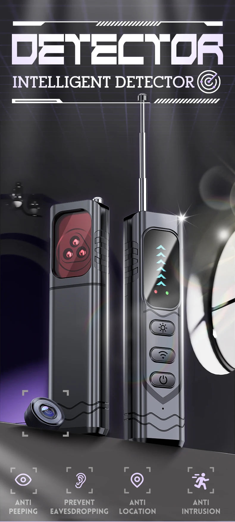 T17 Hidden Camera & RF Signal Detector