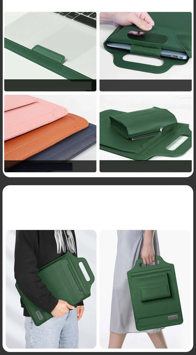Laptop Sleeve for Infinix XBOOK B15 15.6inch – Foldable Stand, Mouse Pad & Phone Holder All-in-One