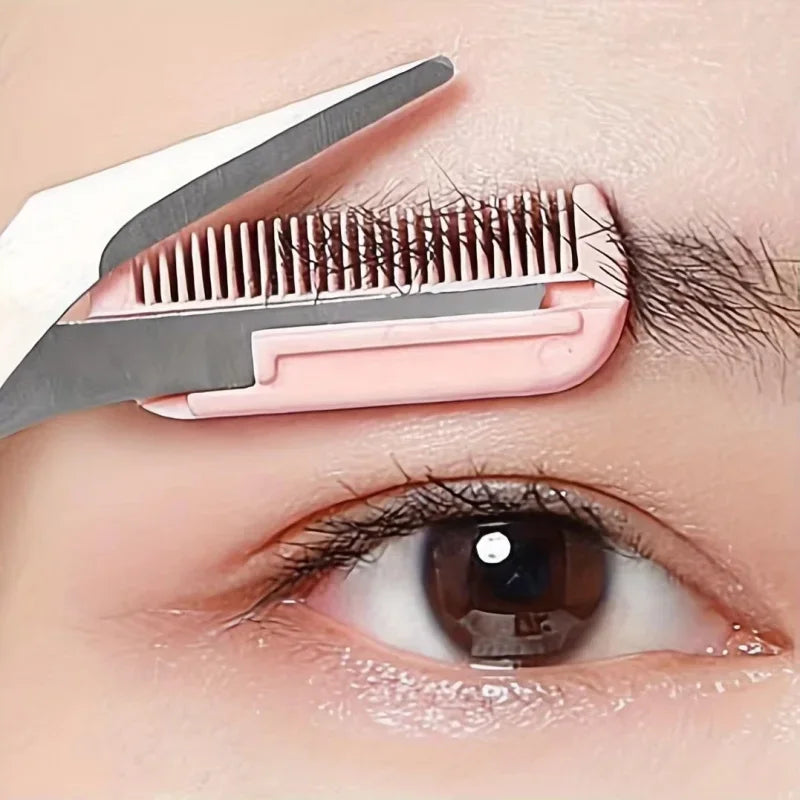 1PC Stainless Steel Eyebrow Trimmer