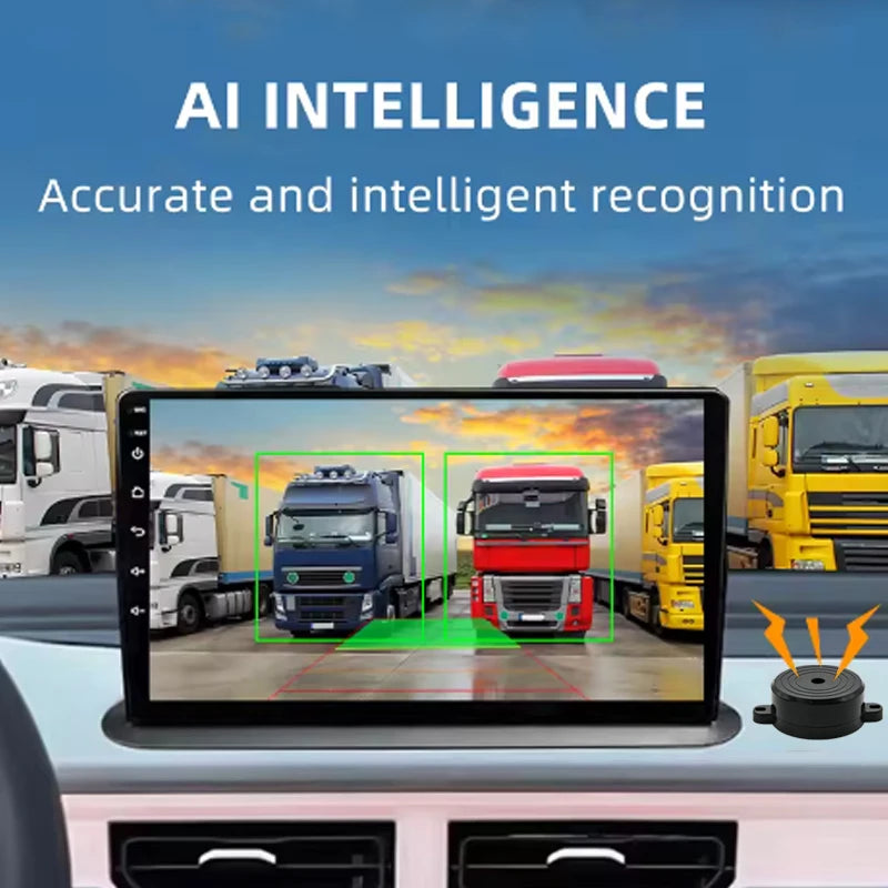 AI Smart Backup Camera | 170° Fisheye AHD 1080P with ADAS Obstacle Detection