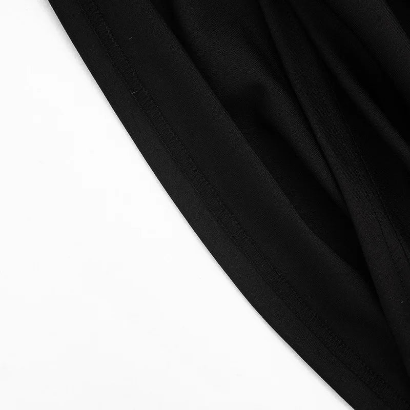 Sexy Lapel Half Sleeve Ruched Mini Dress