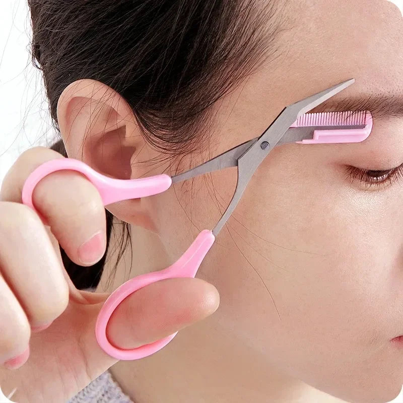1PC Stainless Steel Eyebrow Trimmer