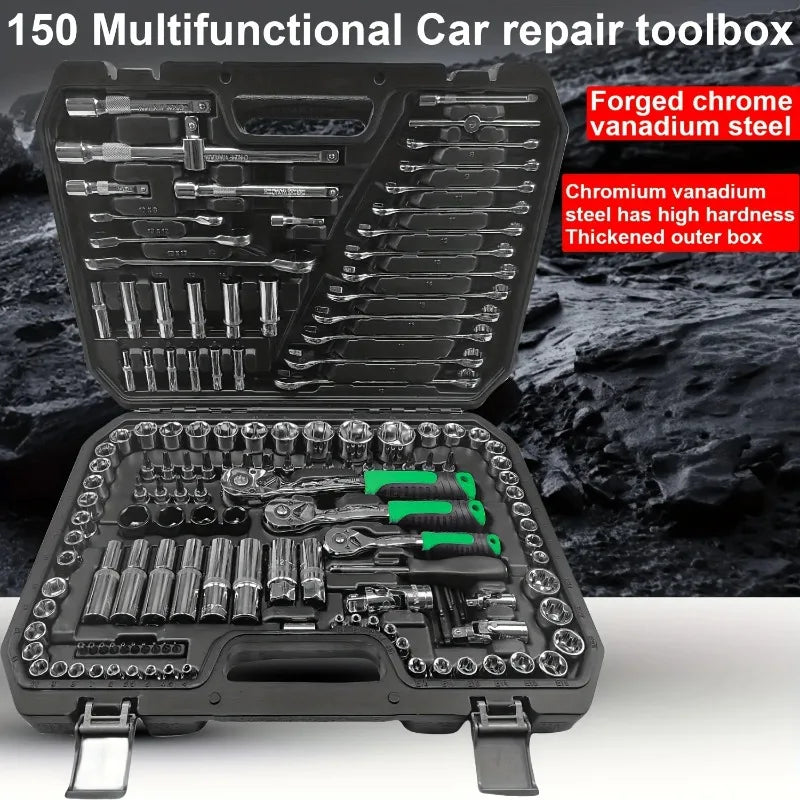 Socket & Ratchet Tool Set with Storage Case