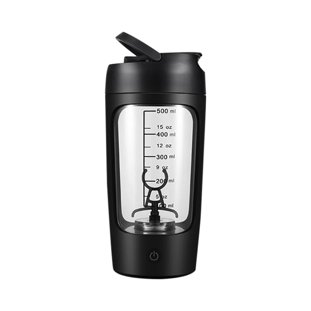 Electric Protein Shaker Bottle – 650ml USB Rechargeable Blender Cup