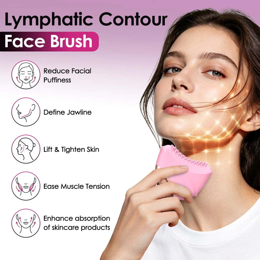 Body & Face Exfoliating Brush – Firm Bristles for Shower Skincare & Massage