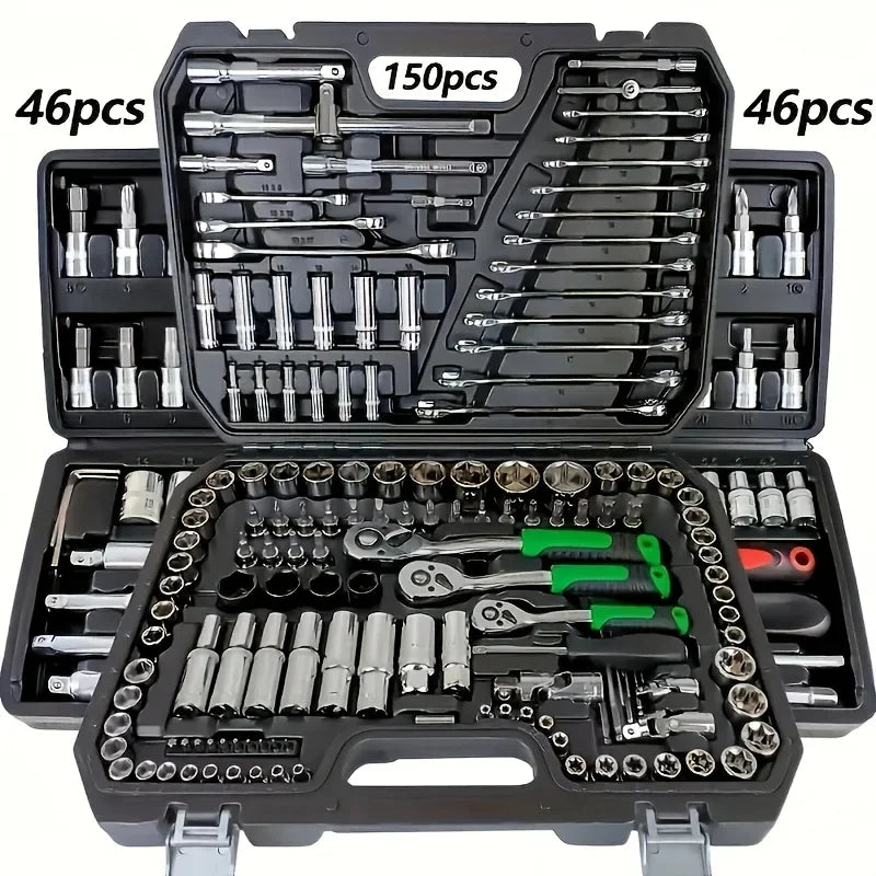 Socket & Ratchet Tool Set with Storage Case
