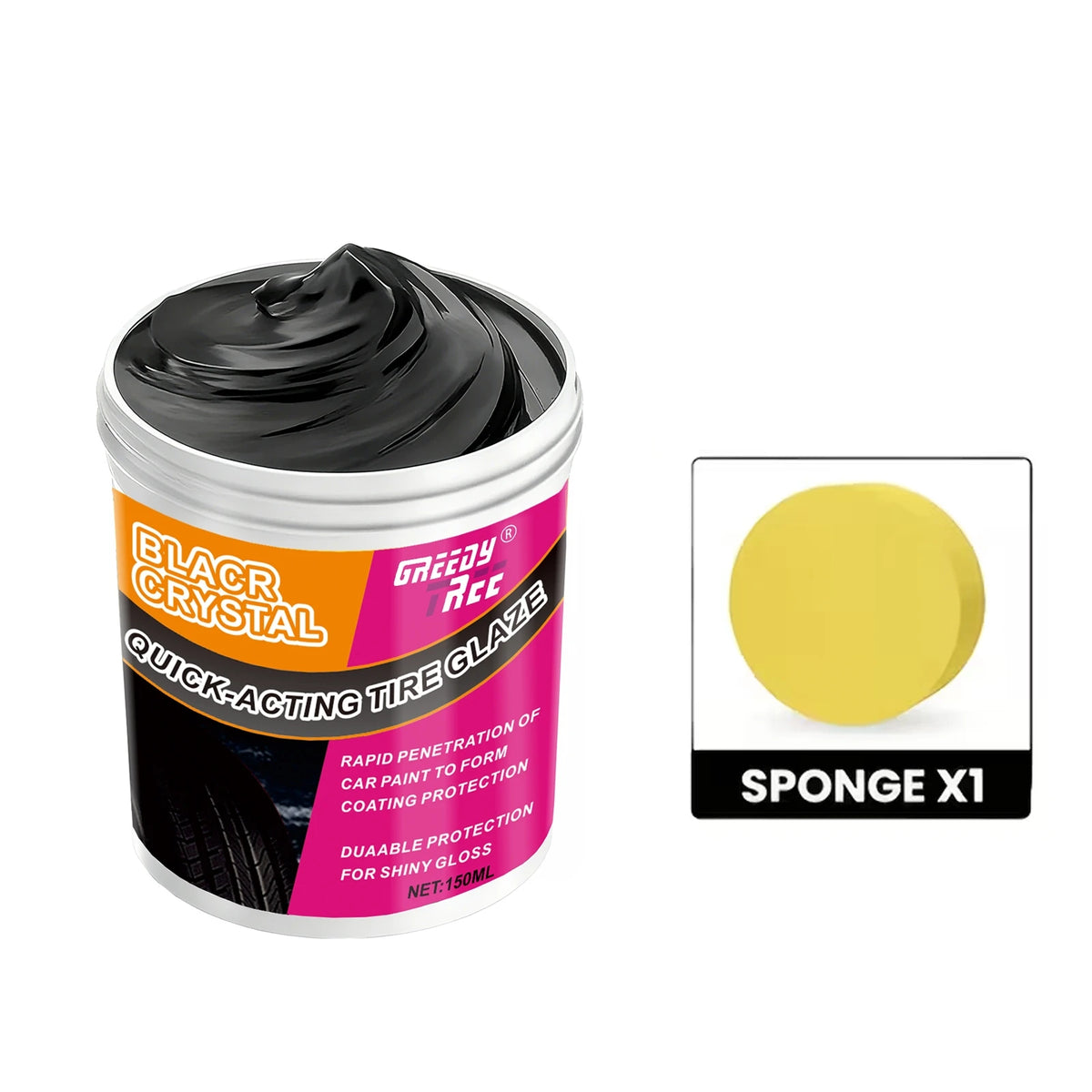 All-in-One Plastic & Rubber Repair Cream | Instant Black Restoration & Scratch Remover