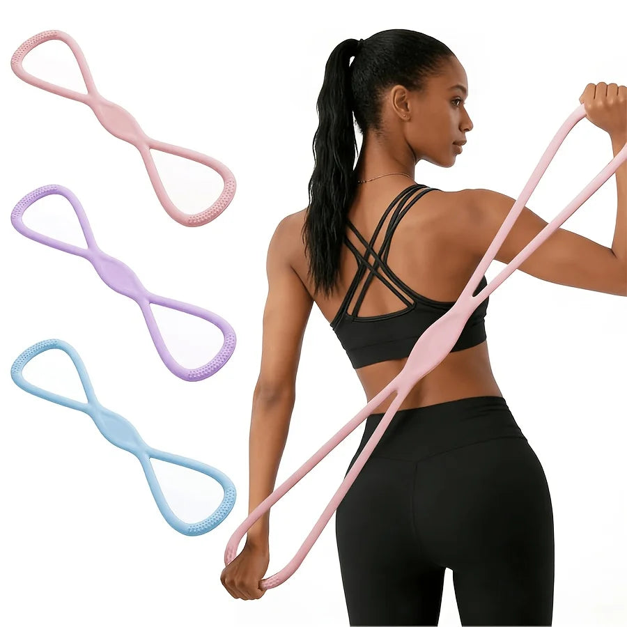 Figure-8 Silicone Resistance Band – Shoulder, Back & Arm Toning