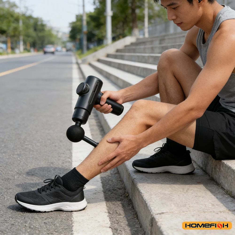 Electric Deep Tissue Massage Gun | 8 Heads for Full Body Muscle Recovery