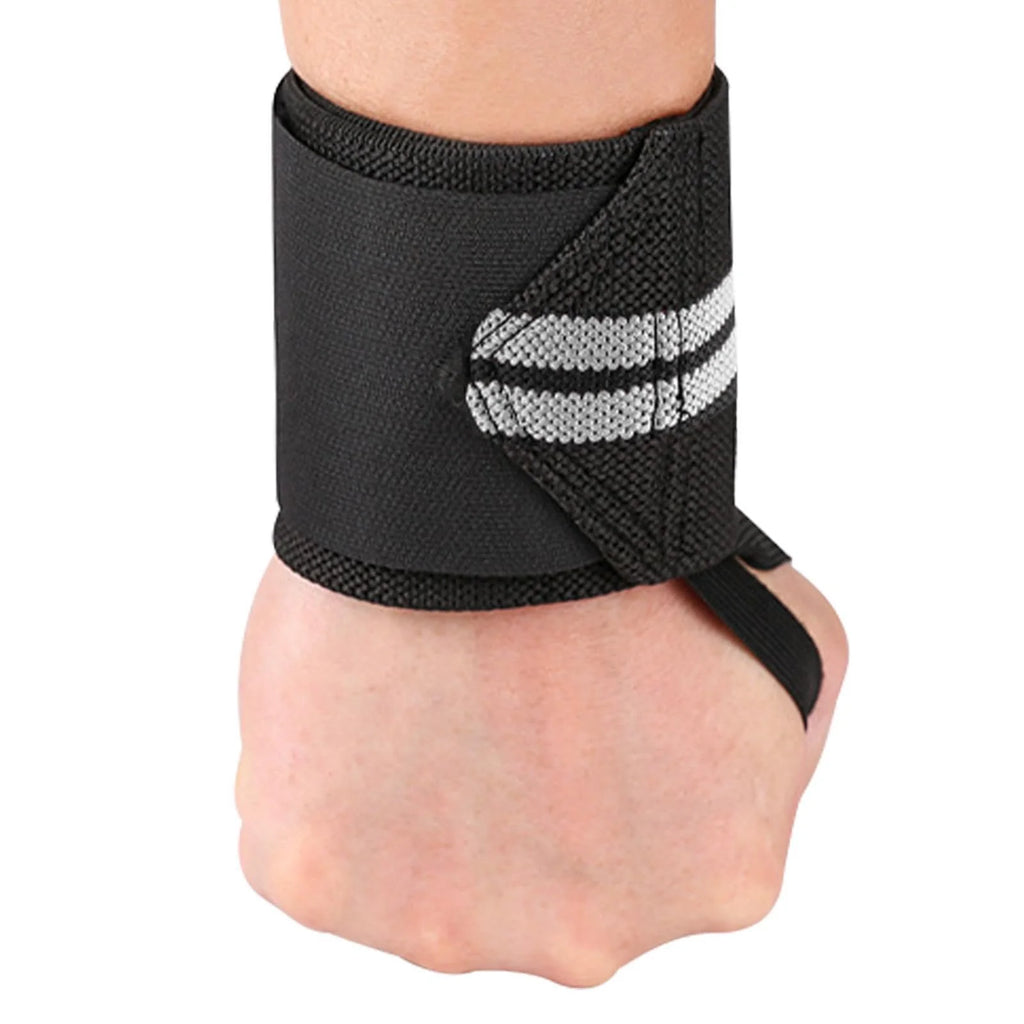Wrist Support Wraps – Adjustable Gym Straps for Weightlifting & Crossfit