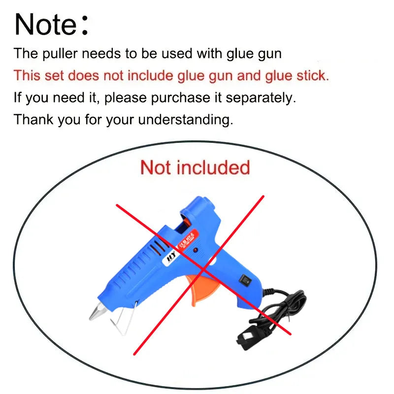T-Handle Dent Repair Kit with 18 Glue Tabs