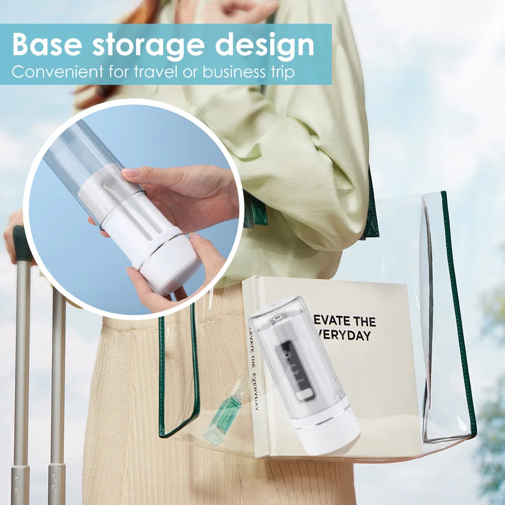 3 Modes Water Dental Flosser Cordless for Teeth Portable Dental Oral Irrigator Rechargeable IPX7 Waterproof Water Teeth Cleaner