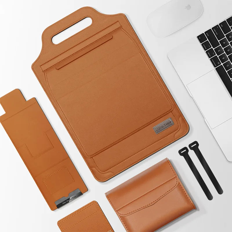 Laptop Sleeve for Infinix XBOOK B15 15.6inch – Foldable Stand, Mouse Pad & Phone Holder All-in-One