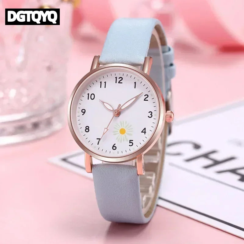 Luxury Watches for Women Luminous Retro Female Watch Ladies Belt Back Light Leather Strap Quartz Wristwatches Montre Femme
