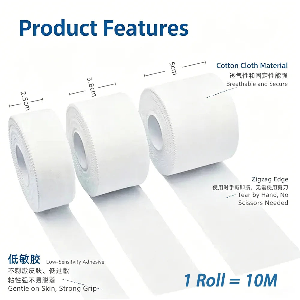 Athletic Sports Tape – Strong Grip, No Residue