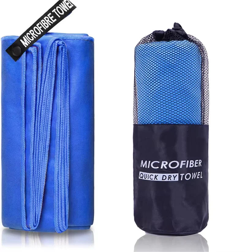 Luxury Microfiber Sports Towel – Quick-Dry Super Soft for Gym, Beach & Travel