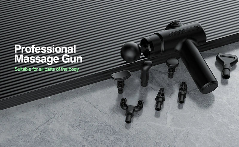 Electric Deep Tissue Massage Gun | 8 Heads for Full Body Muscle Recovery
