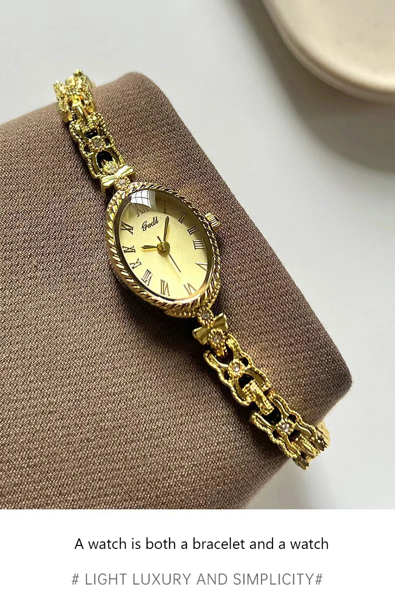 Gold Bracelet Watch for Women – Waterproof Fashion Quartz