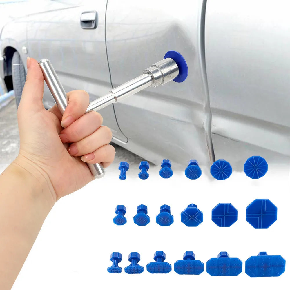 T-Handle Dent Repair Kit with 18 Glue Tabs