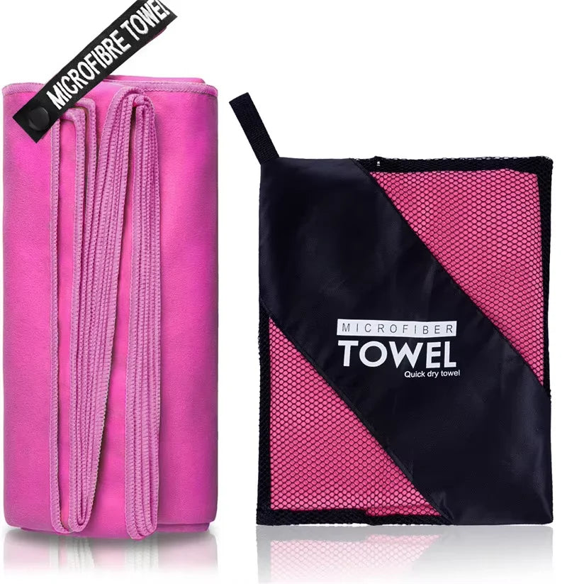 Quick-Dry Microfiber Towel – Ultra-Absorbent for Gym, Beach & Travel