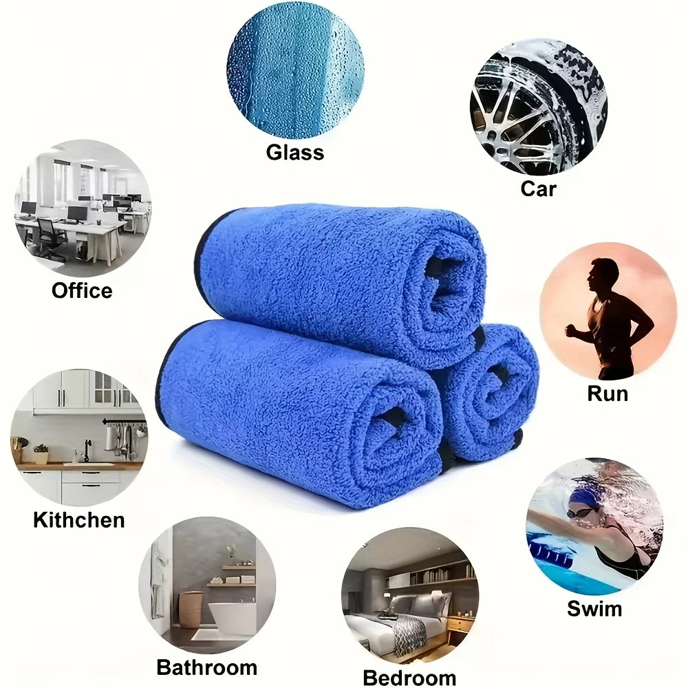 Microfiber Car Cleaning Towels | Ultra Absorbent Auto Detailing & Drying Cloth