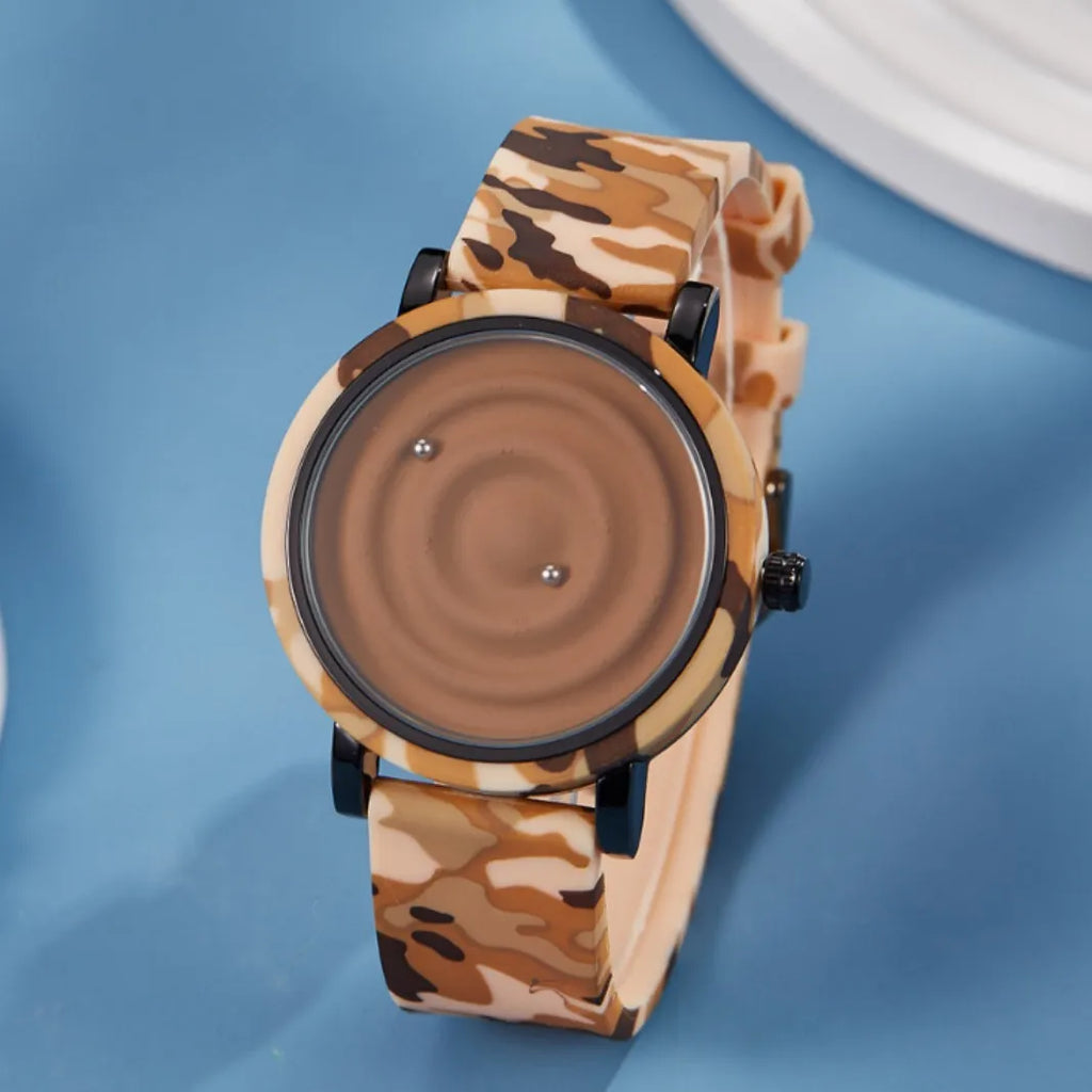 Magnetic Pointer Watch – Waterproof Quartz for Men & Women