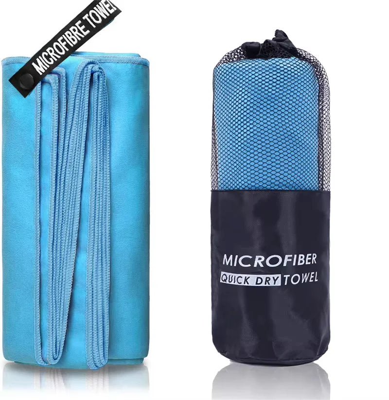 Luxury Microfiber Sports Towel – Quick-Dry Super Soft for Gym, Beach & Travel