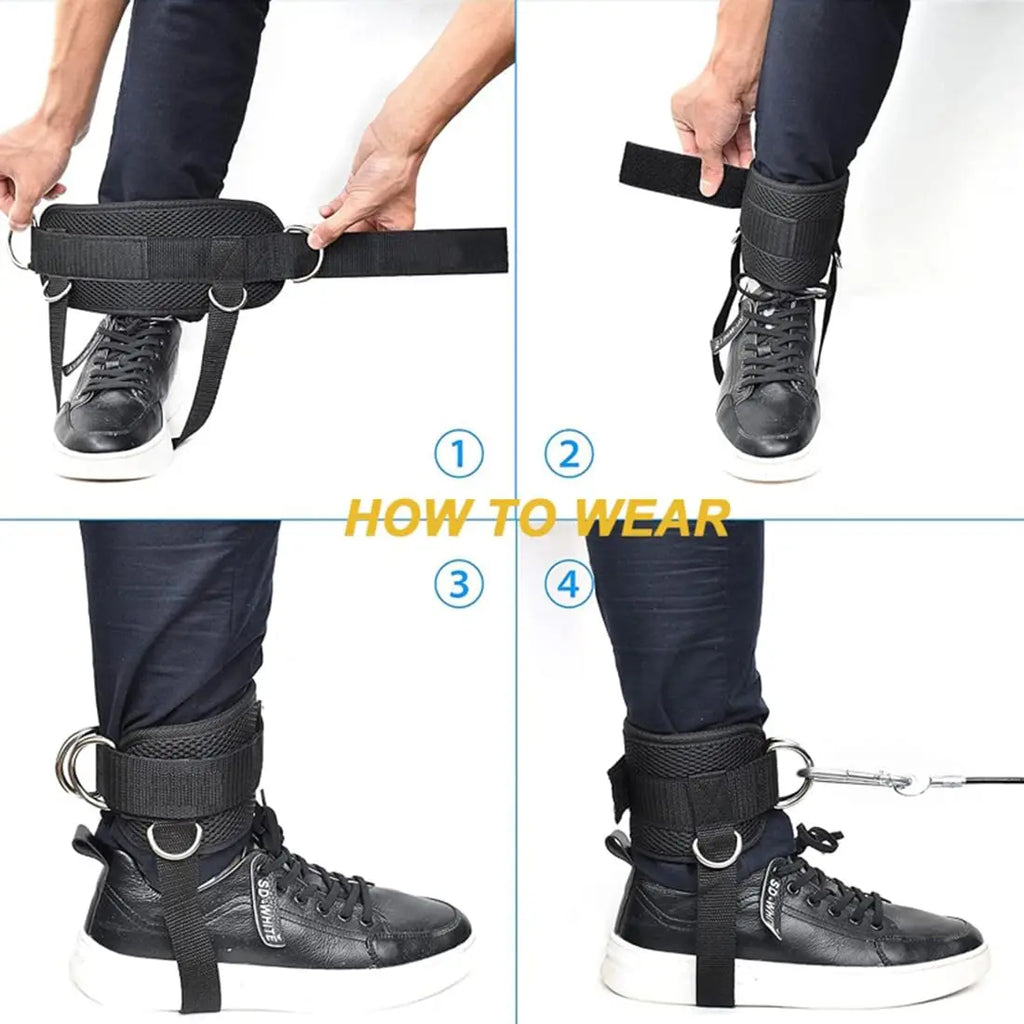 Ankle Straps for Cable Machine – Glute, Leg & Lower Body Training