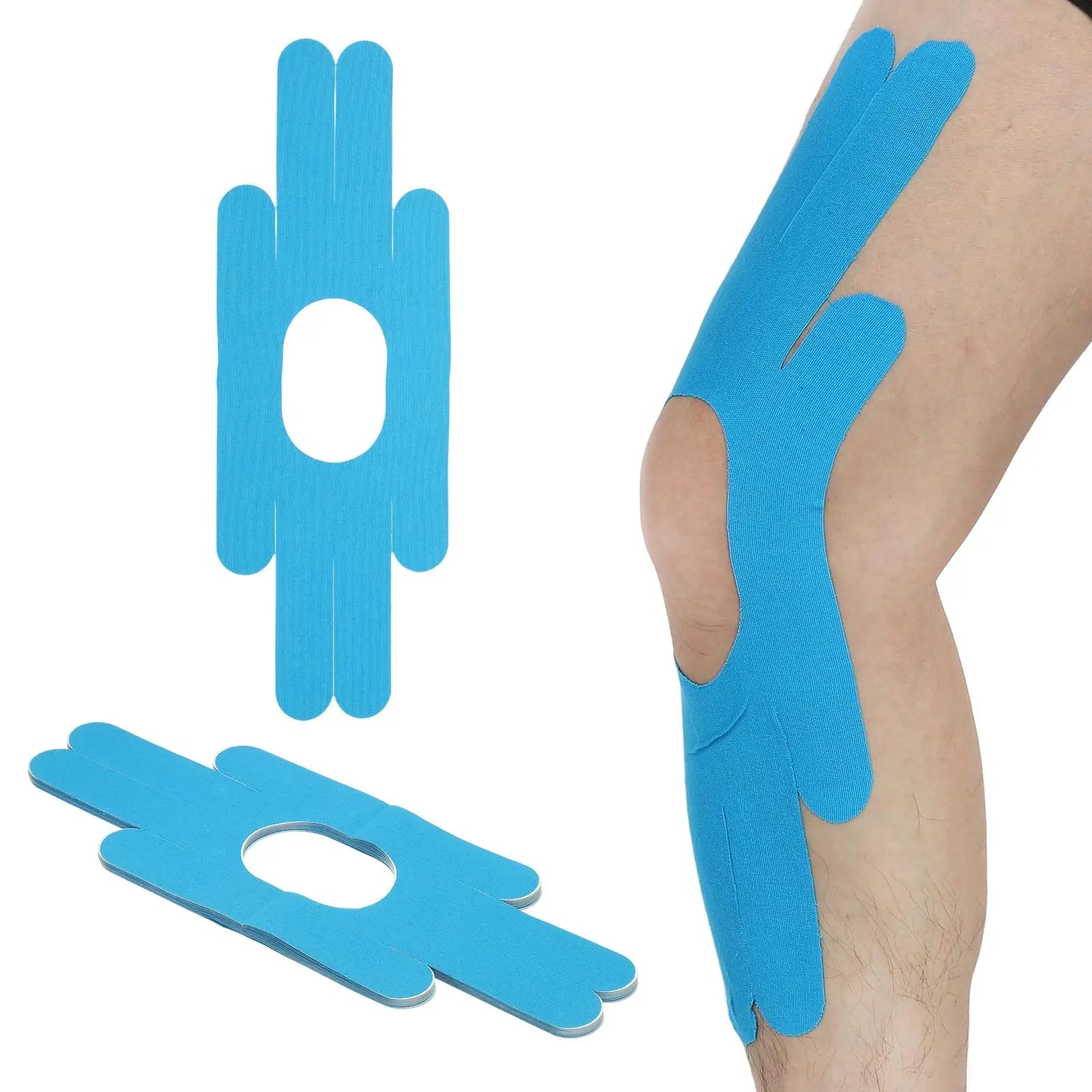 Kinesiology Knee Tape – Elastic Pain Relief & Athletic Recovery Strips