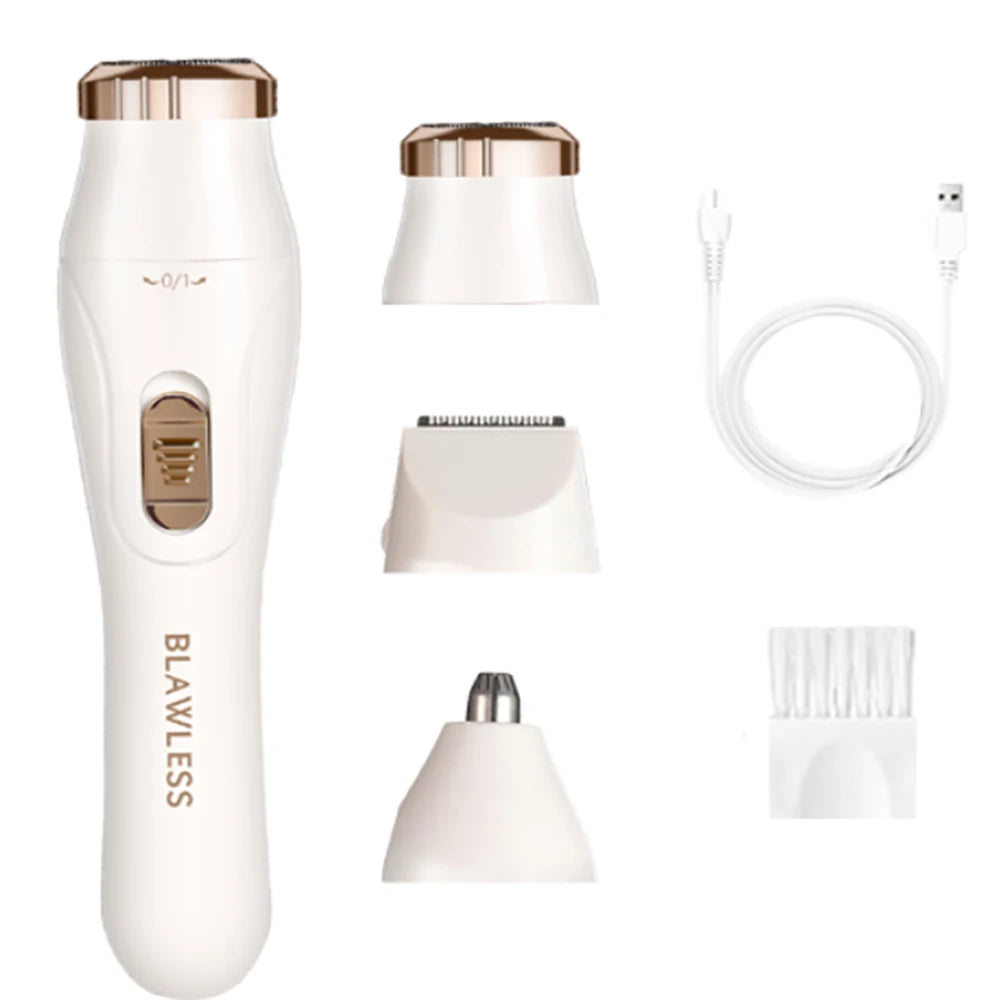 Portable Epilator for Women – Painless Hair Removal for Face & Body