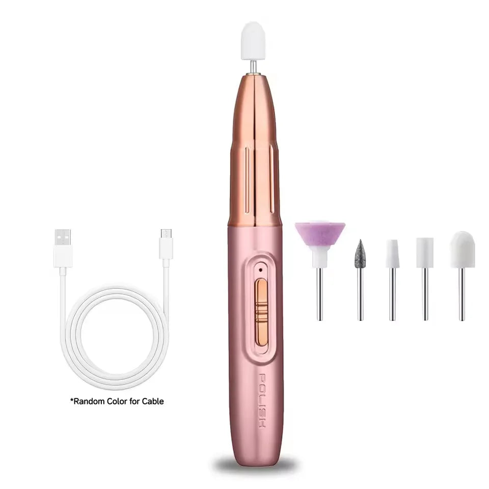 Electric Nail Grinder – Rechargeable Portable Nail File & Polisher