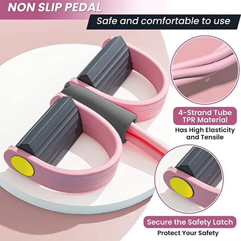4-in-1 Resistance Band Rope – Full Body Home Workout Set