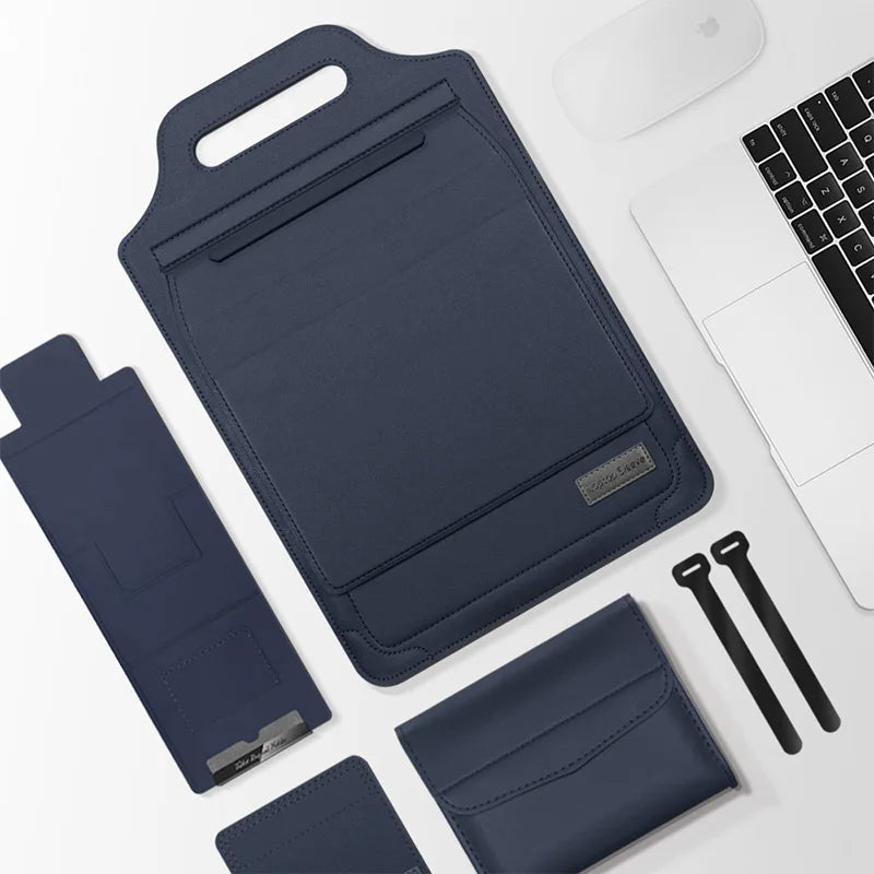 Laptop Sleeve for Infinix XBOOK B15 15.6inch – Foldable Stand, Mouse Pad & Phone Holder All-in-One