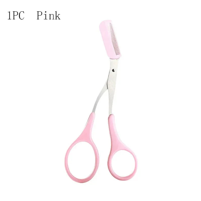 1PC Stainless Steel Eyebrow Trimmer