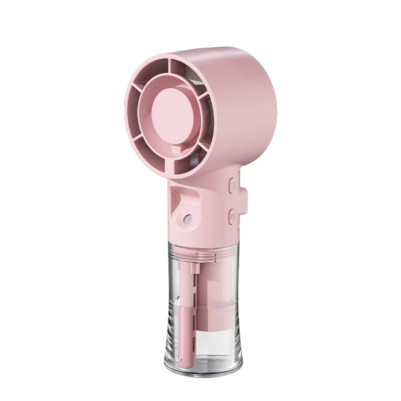 Portable Misting Fan – 4-Speed Personal Cooling Device with USB-C