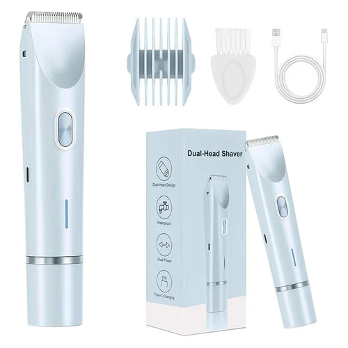 2-in-1 Waterproof Bikini + Face Trimmer – No Razor Burn, Worldwide Shipping