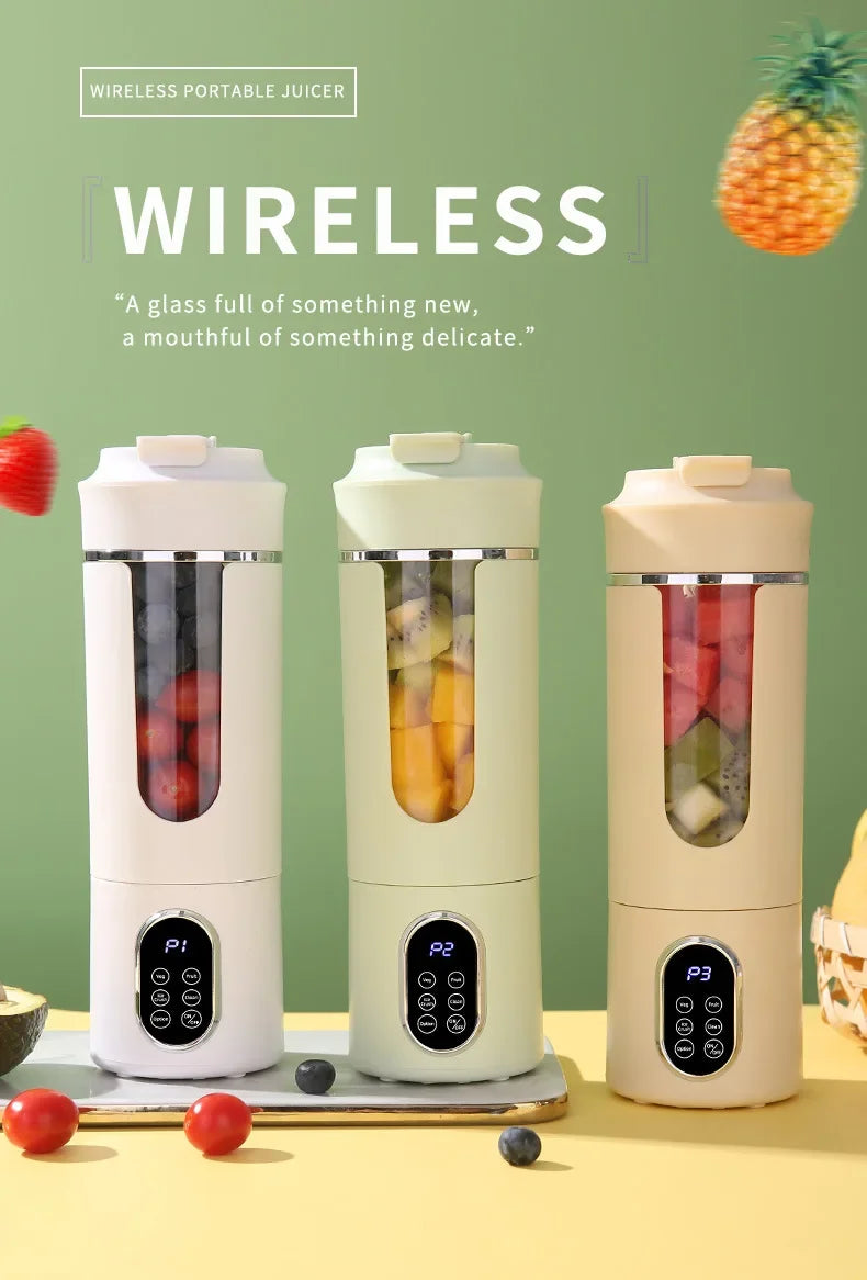 Portable USB Juice Blender Cup – Rechargeable Mini Smoothie Maker