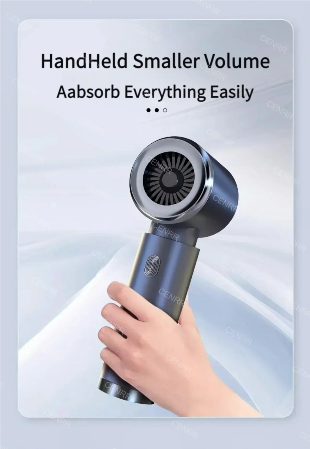 CENRR Car Vacuum Cleaner 210,000PA | Powerful Handheld Wireless Blower