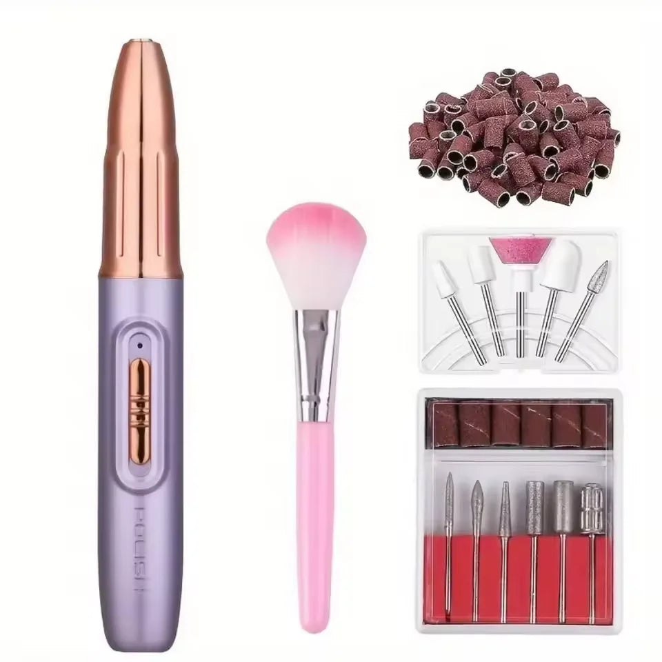 Electric Nail Grinder – Rechargeable Portable Nail File & Polisher
