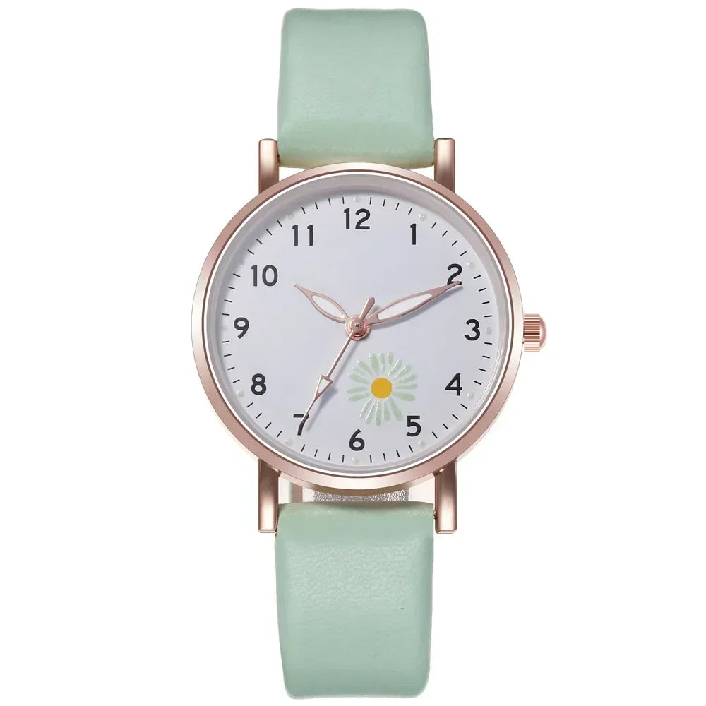 Luxury Watches for Women Luminous Retro Female Watch Ladies Belt Back Light Leather Strap Quartz Wristwatches Montre Femme