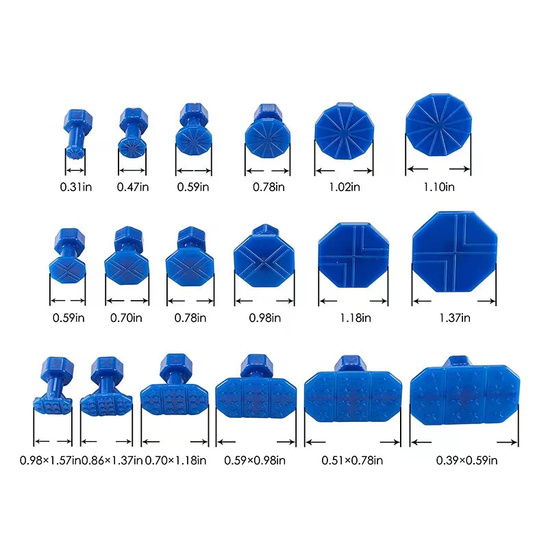 T-Handle Dent Repair Kit with 18 Glue Tabs
